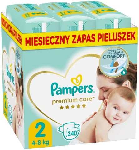 pampers premium care brak niebieskich