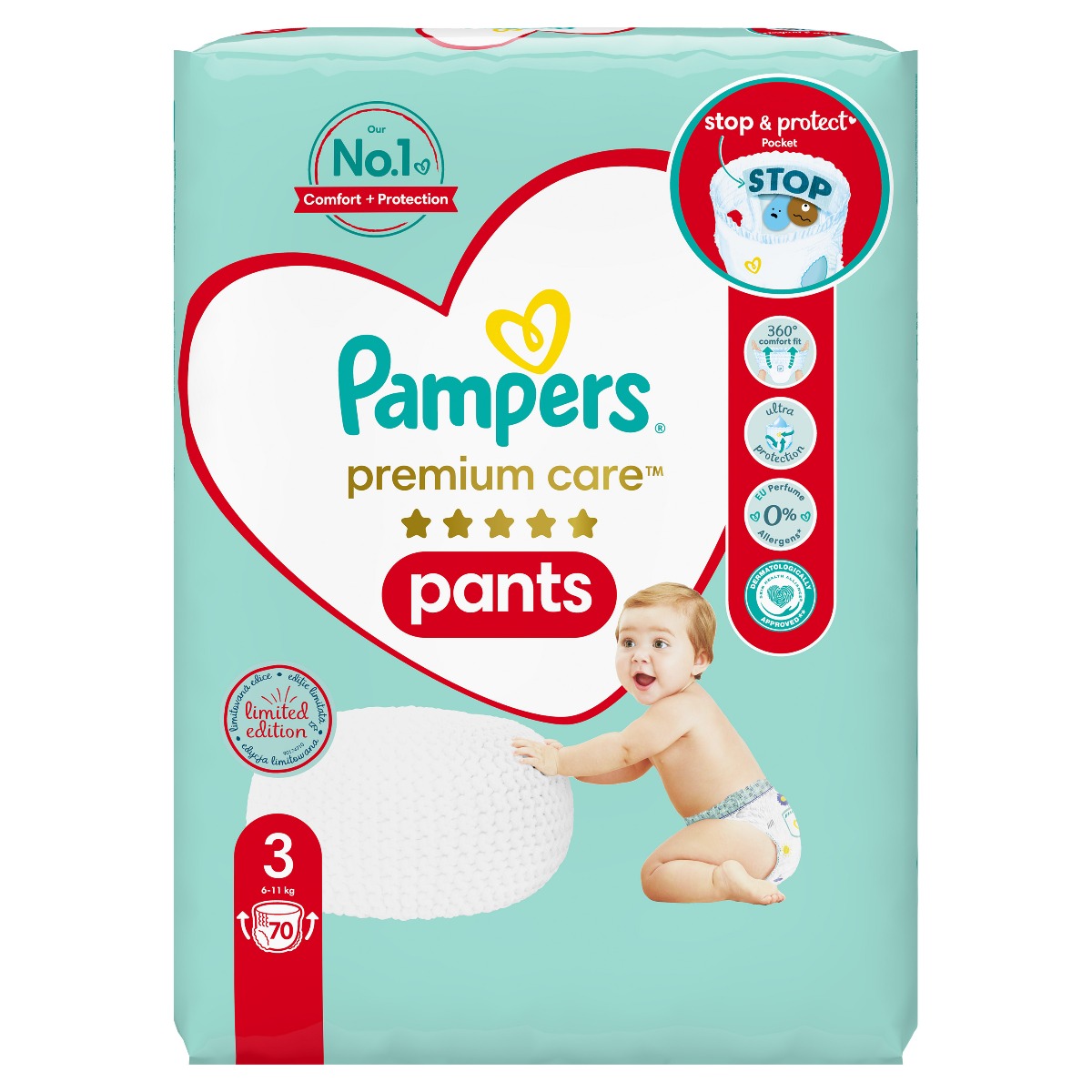 pieluchu pampers 500 tys paczek