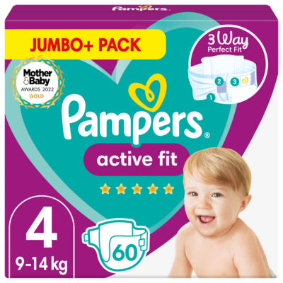 pieluchomajtki pampers active baby pants 4