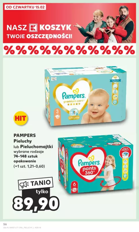 pieluszki pampers 4 allegro