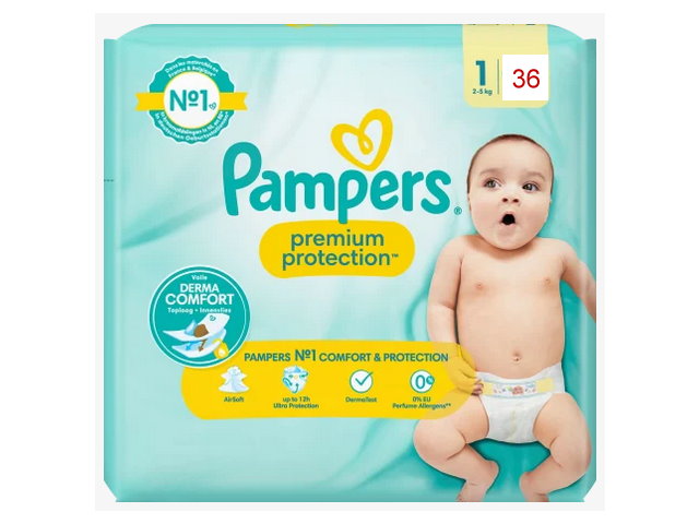 pampers pieluszki na pepek