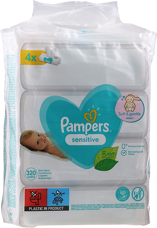 pampers natural clean chusteczki nawilżane 64 szt