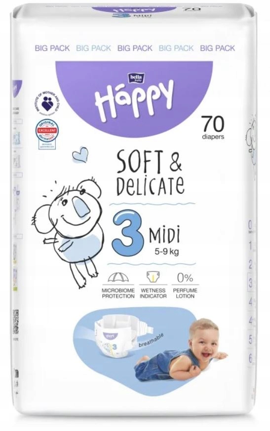 pampers new baby-dry rozmiar 2 mini 228 pieluszek