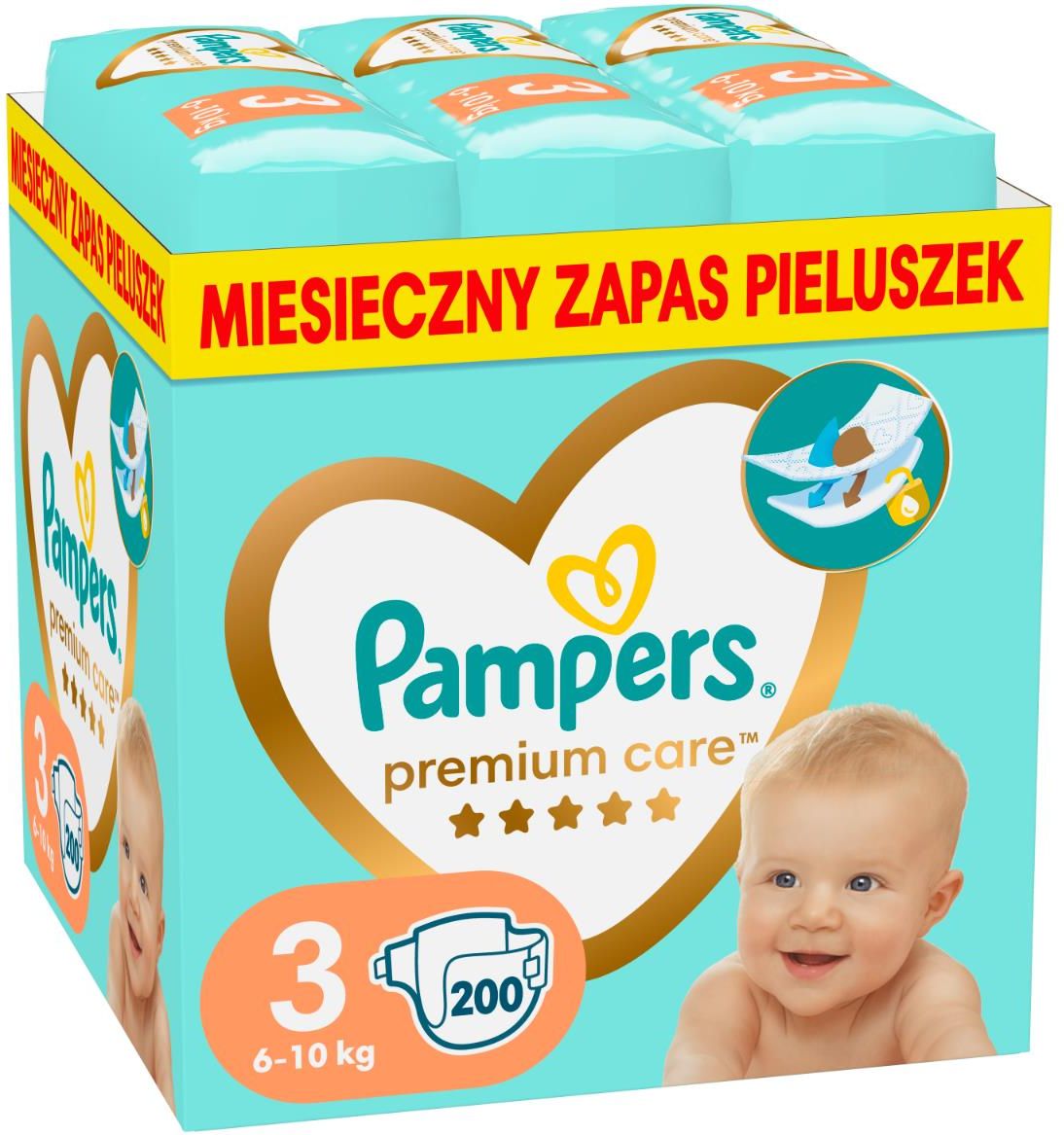 pampersy 2 pampers 50 sztuk