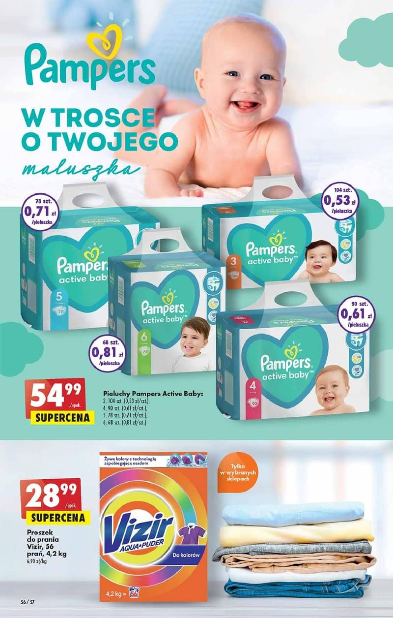 pieluszki pampers biedronka.pl