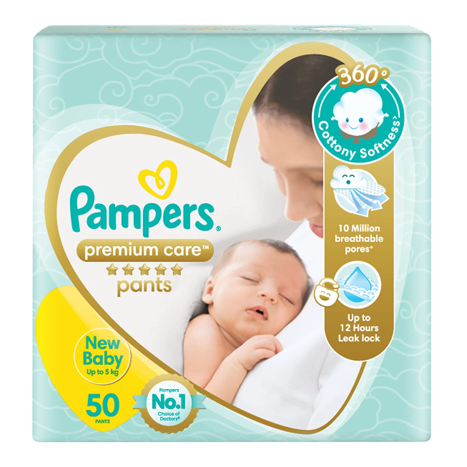 pampers new baby dry 144 sztuki