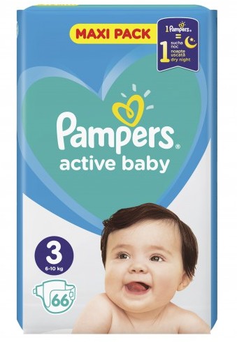 pampers sleep&play pieluchy rozmiar 3 midi 6-10kg 58 sztuk