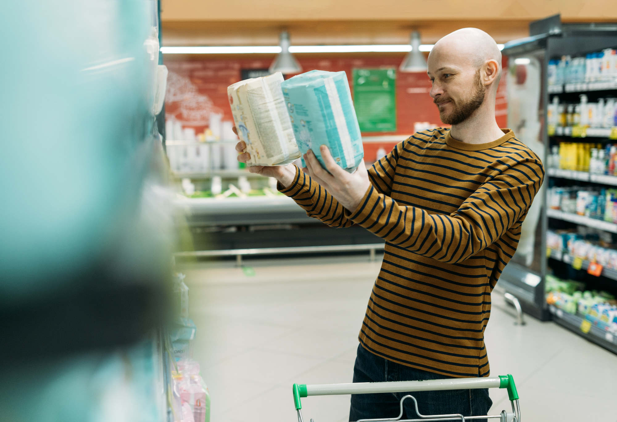 pampers new born z wycięciem na pępek