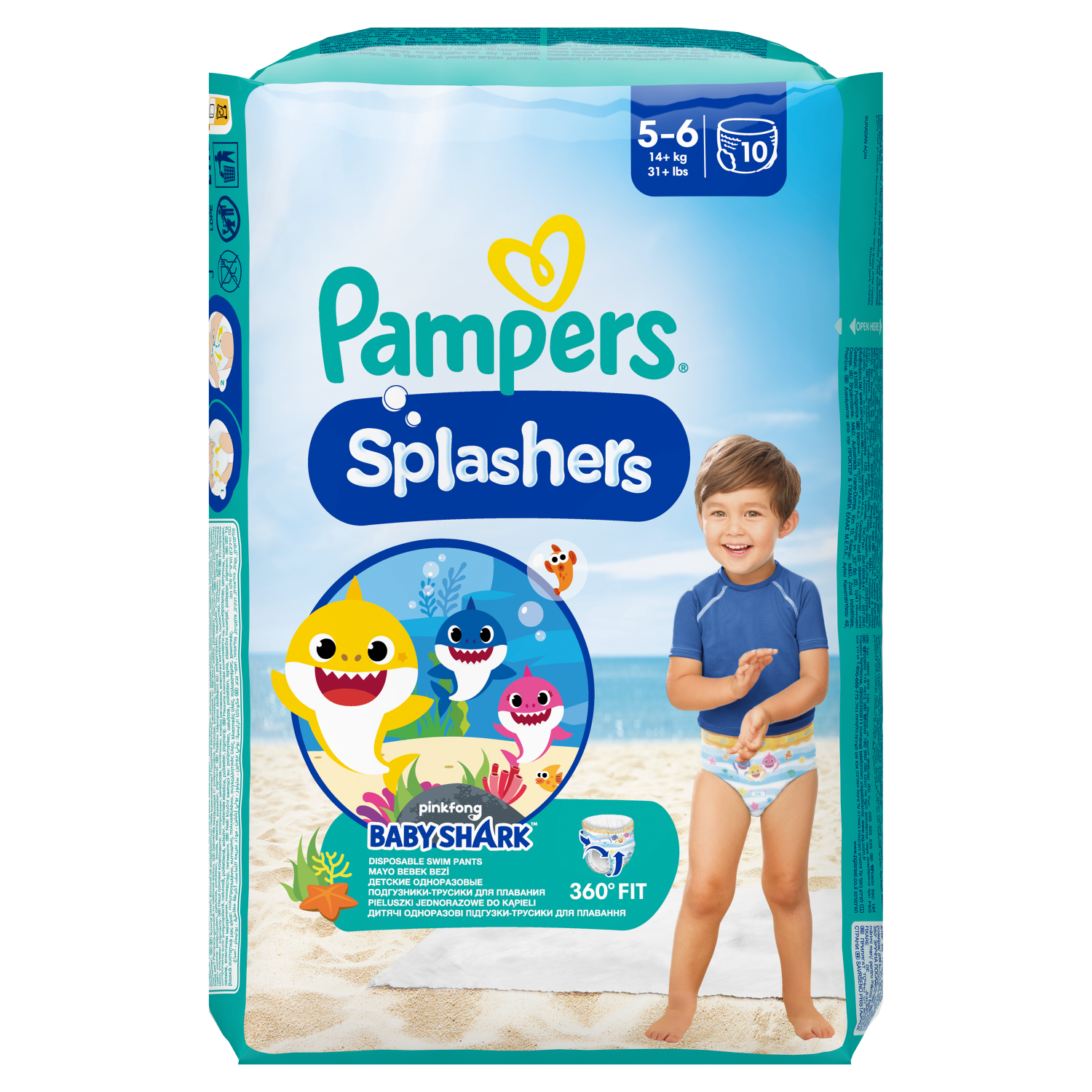 pampers pants girl 6 33 szt