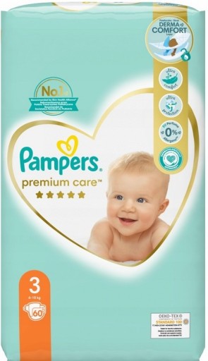 pampers baby dry 3 cena 90 sztuk