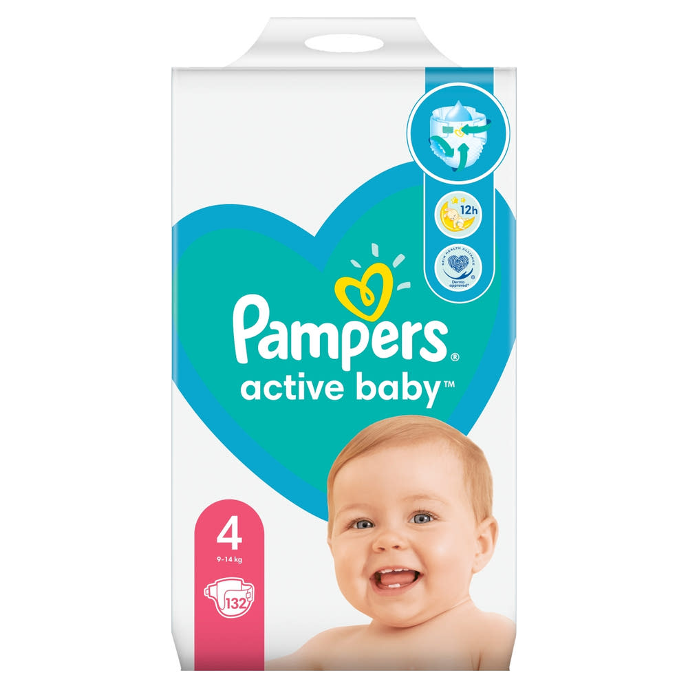 pampers pee