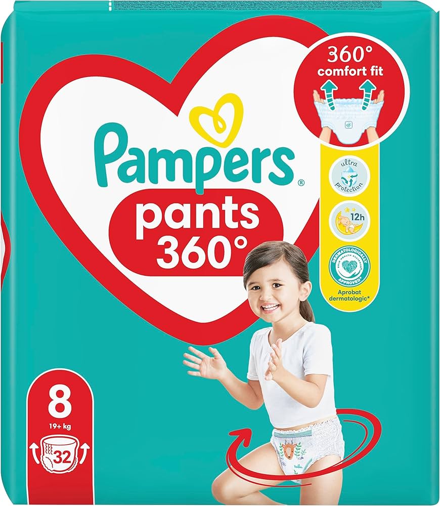 pampers pieluchomajtki extra large pants opis