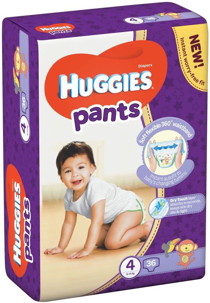 pampers on baby