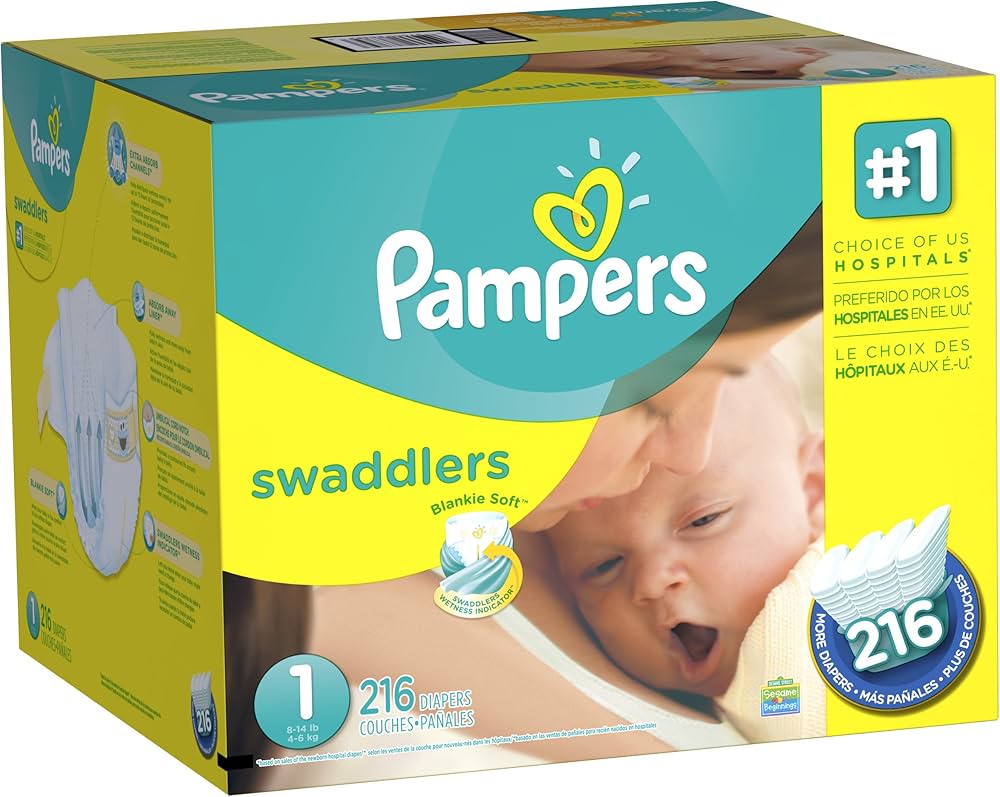 pieluchy pampers mega box