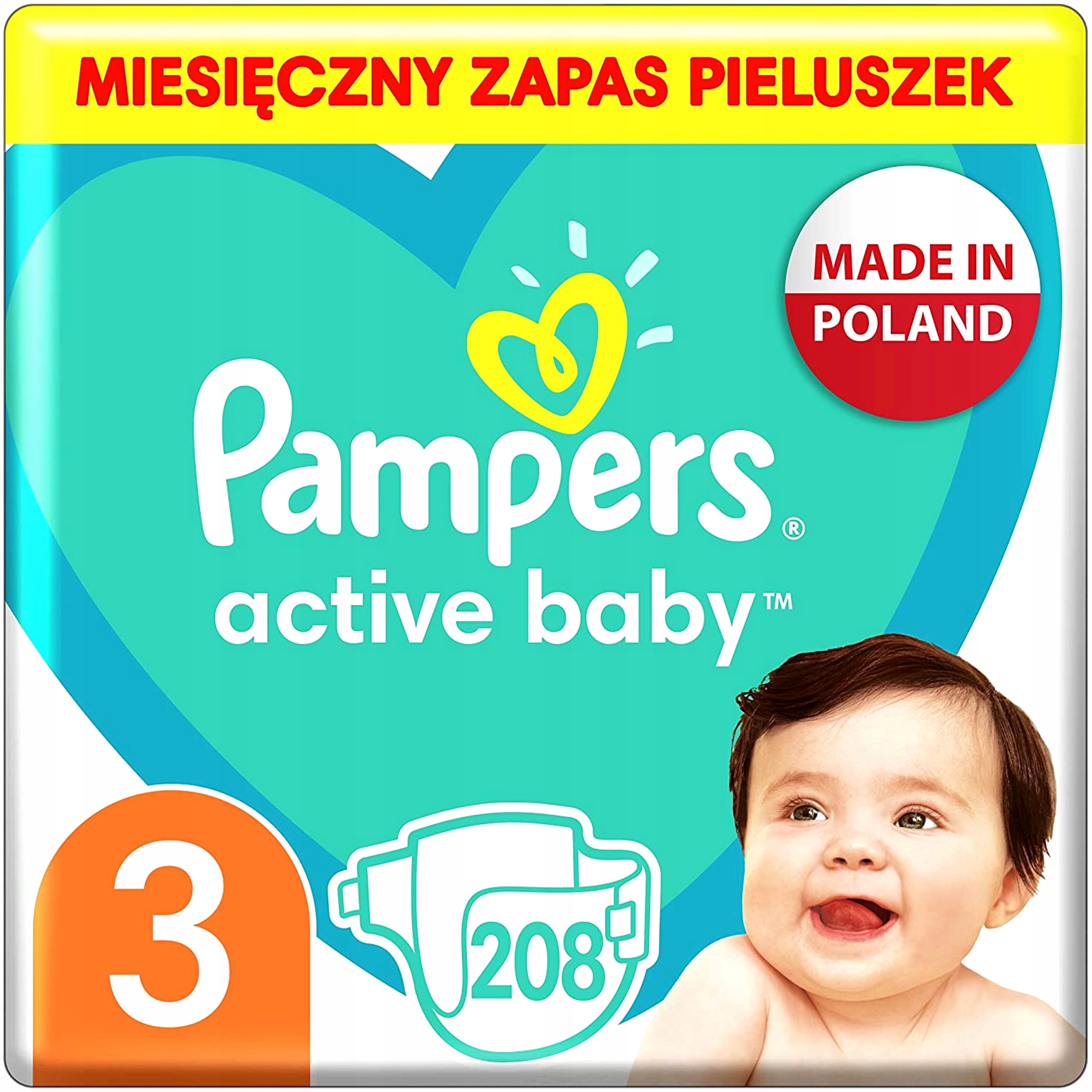 polrocznego dziecka zabrudzony pampers