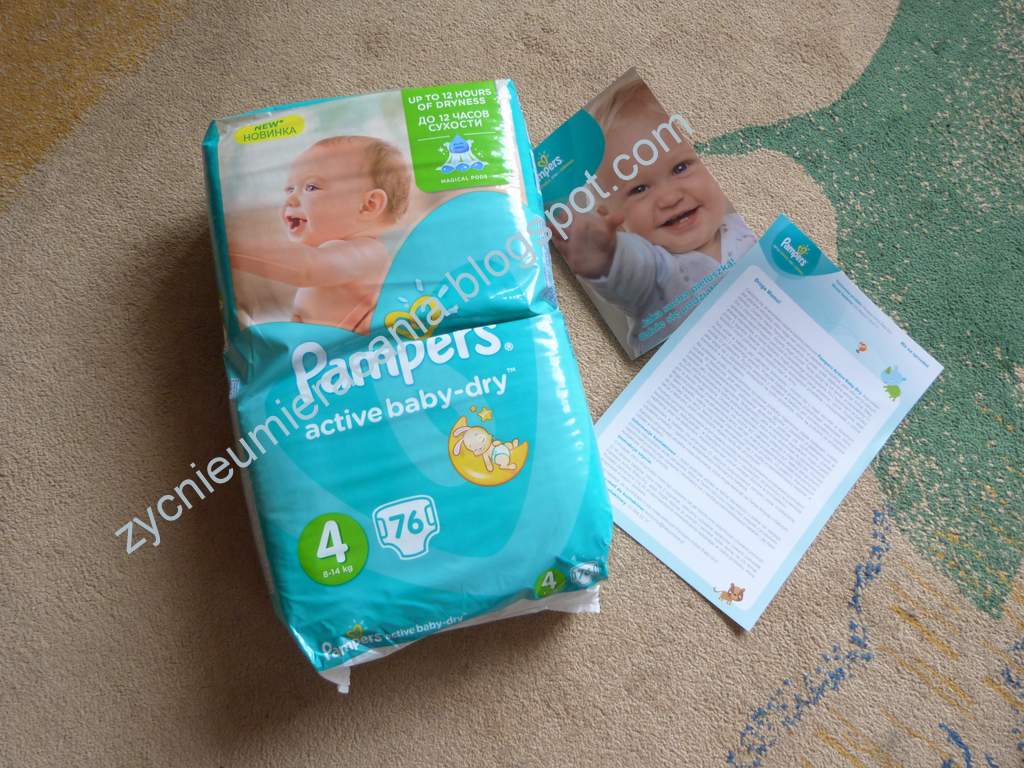 pampers active baby 4 76szt