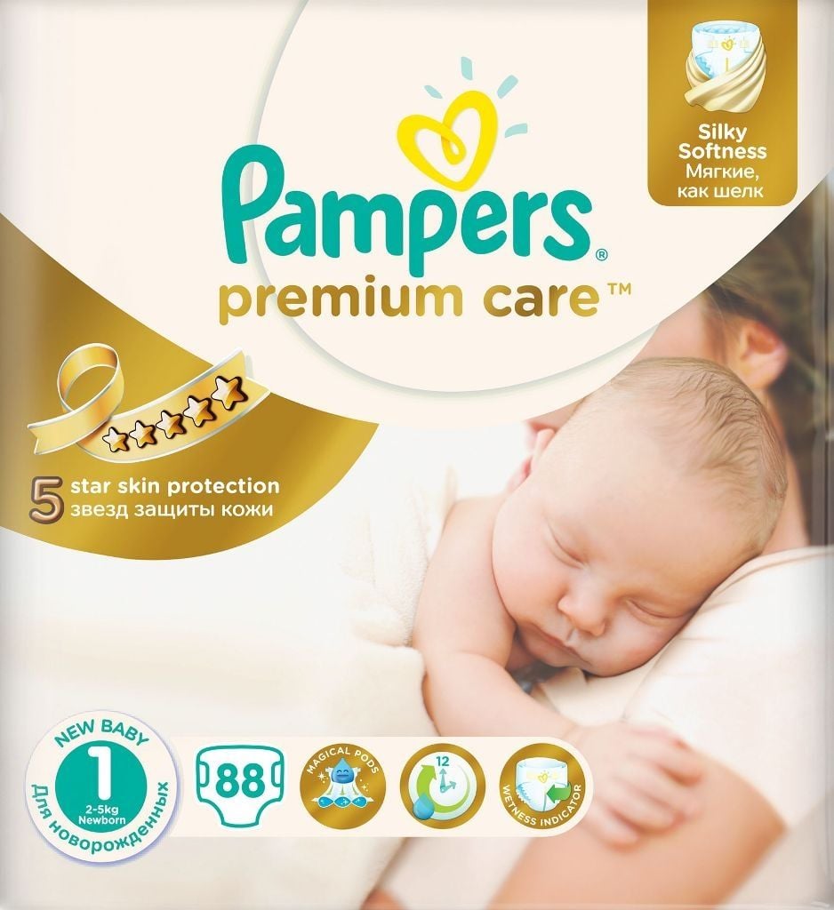 pampers premium care pieluchy rozmiary 1 2 168 sztuk