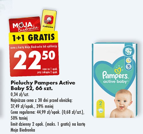 pieluchy pampersy promocje