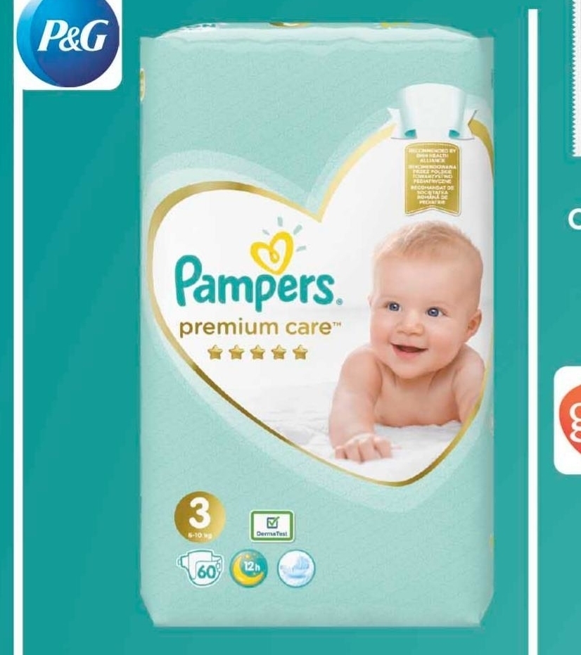 pampers new baby pieluchy jednorazowe rozmiar 1 newborn 43 szt