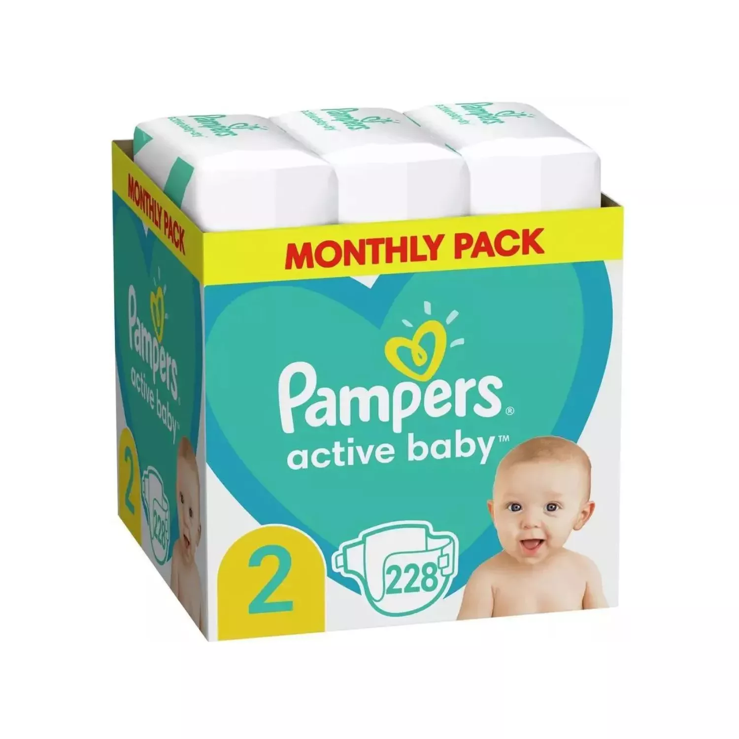 pampers active baby jumbo pack