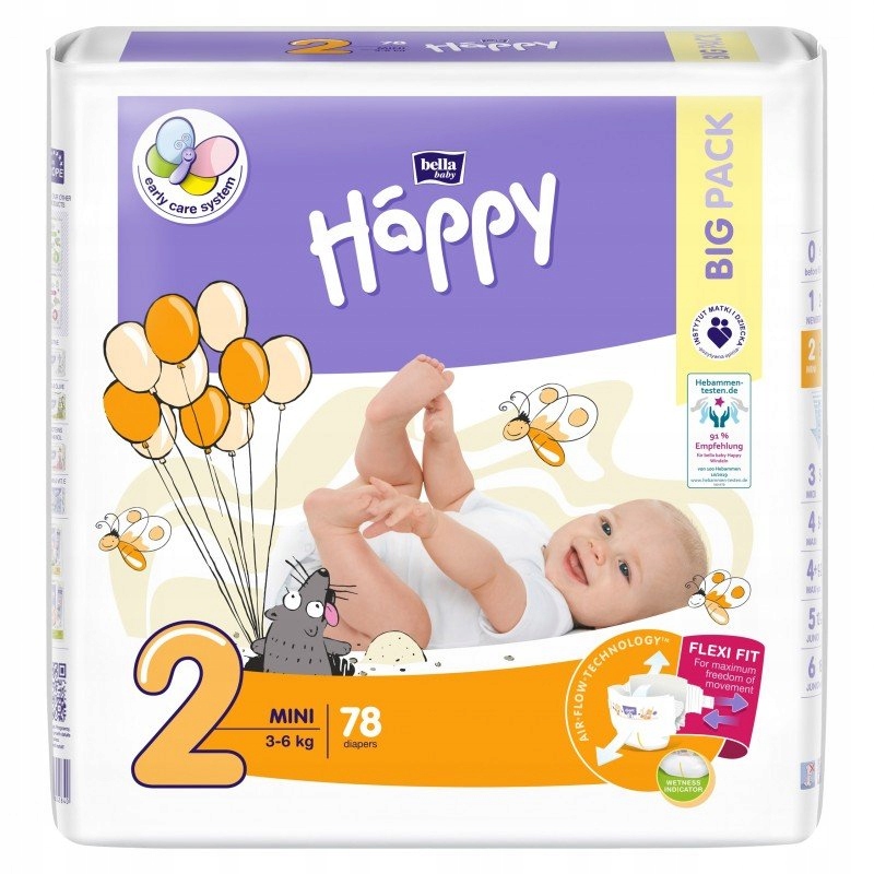 pampers active baby 108 szt