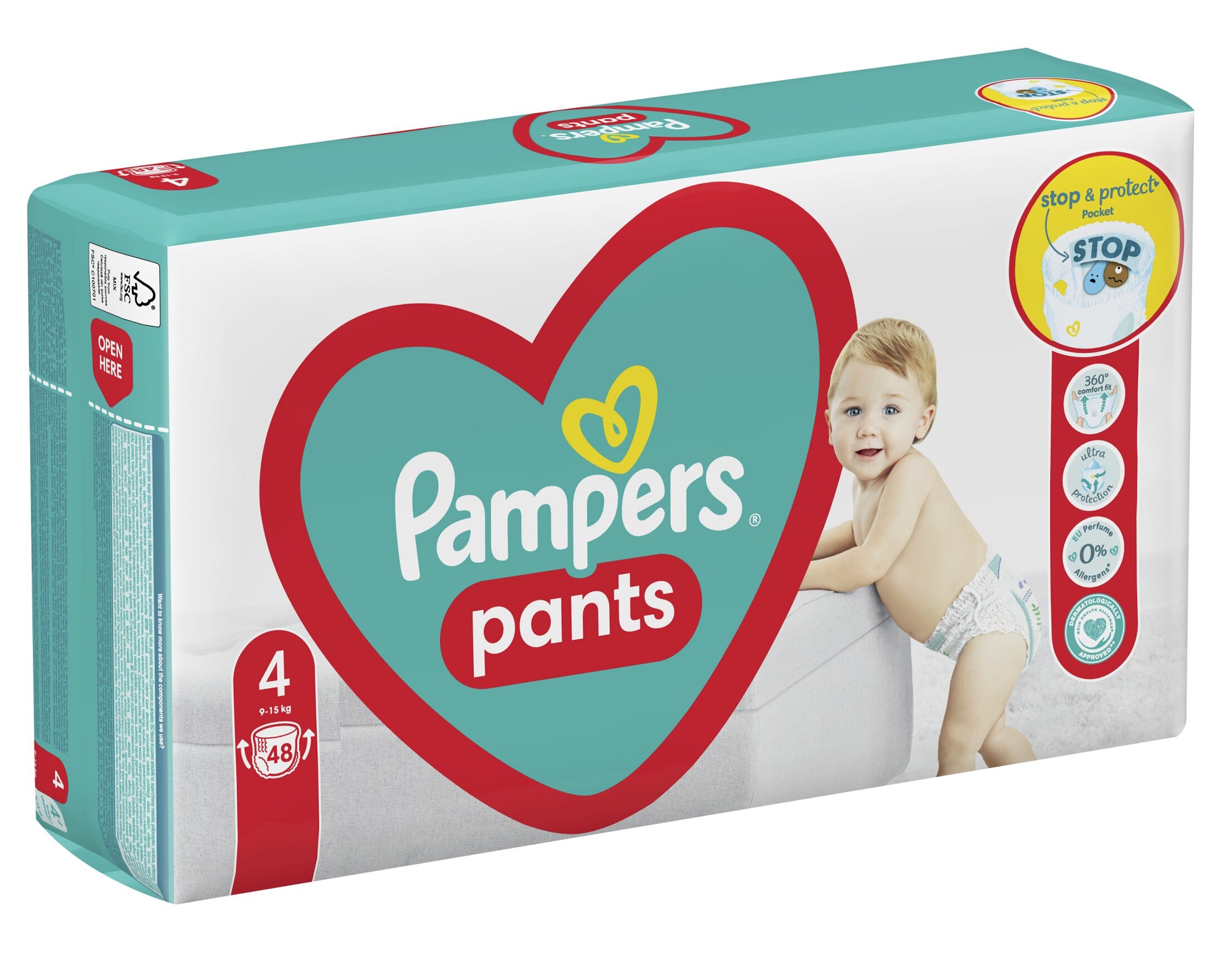 pampers 6 10 sztuk