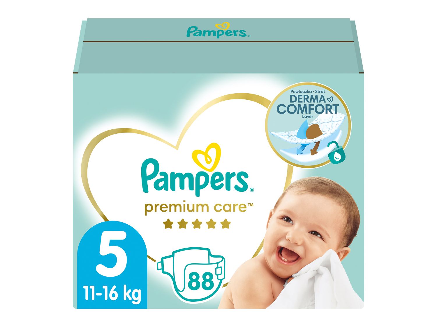 pampers premium care 5 junior 88szt