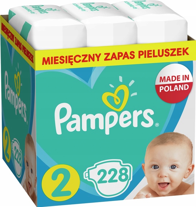 pampers pieluchy premium care 3 204