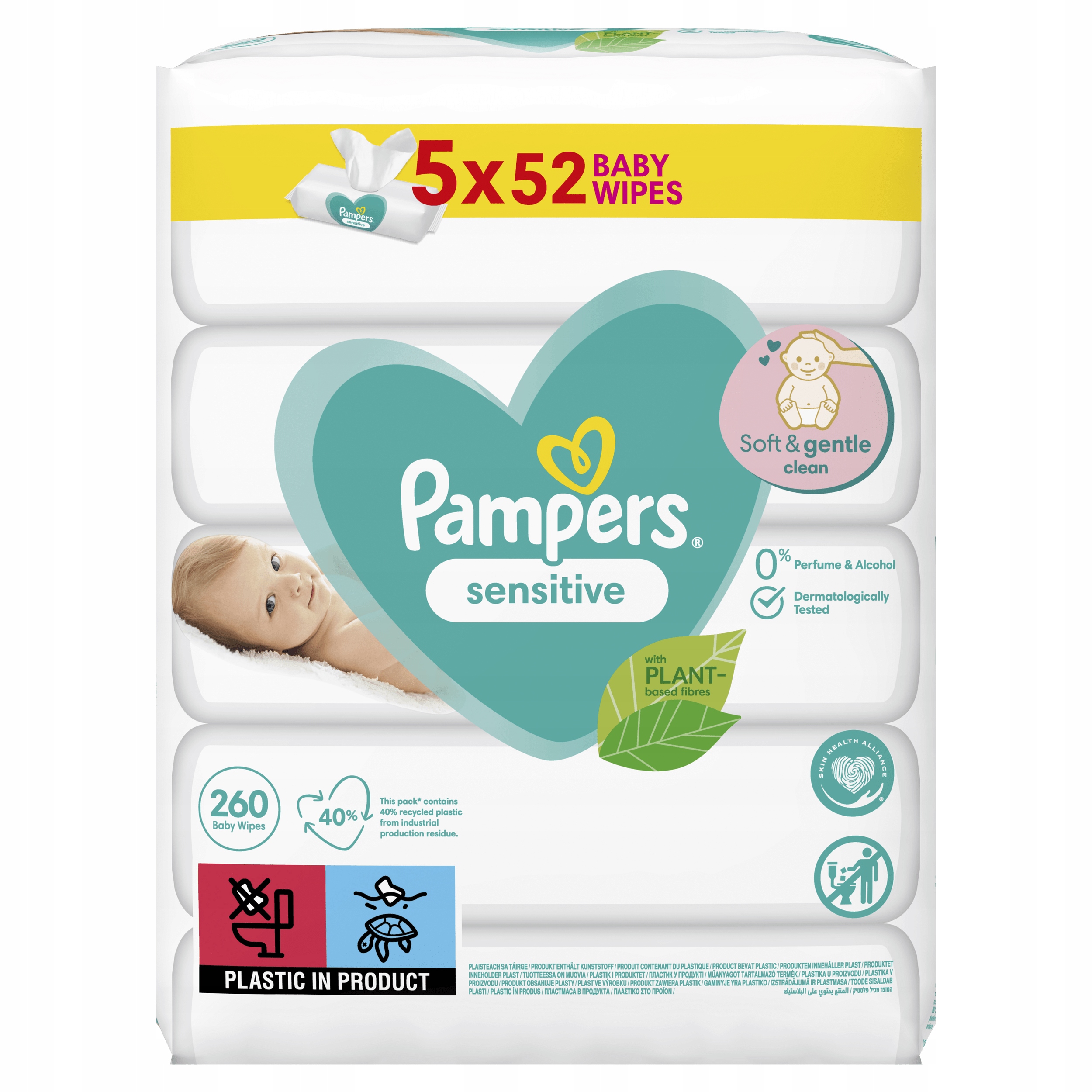 pampers new baby-dry pieluchy 1 newborn 43 szt pieluszki