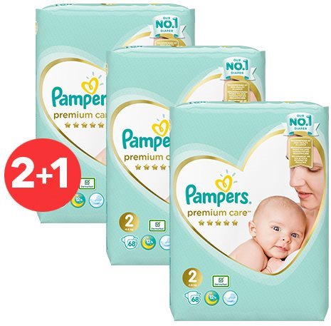 pampers new baby dry 2 68 szt