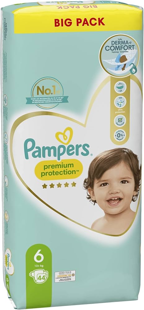 pampers 6 active baby dry 42 szt