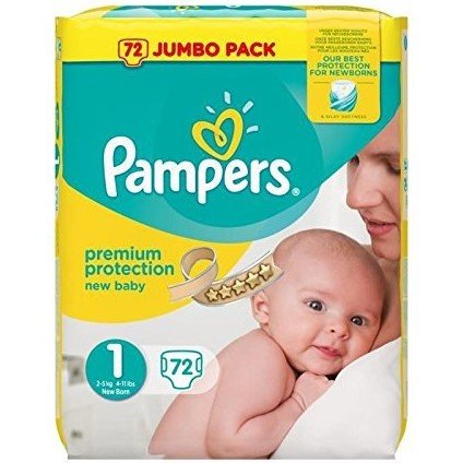 pieluchomajtki pampers 4 plaster z tyłu