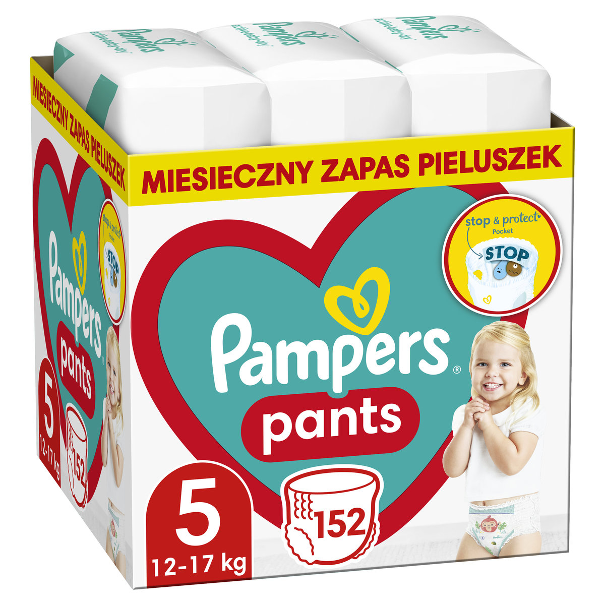 pampers premium care pants 4 sztuk 104