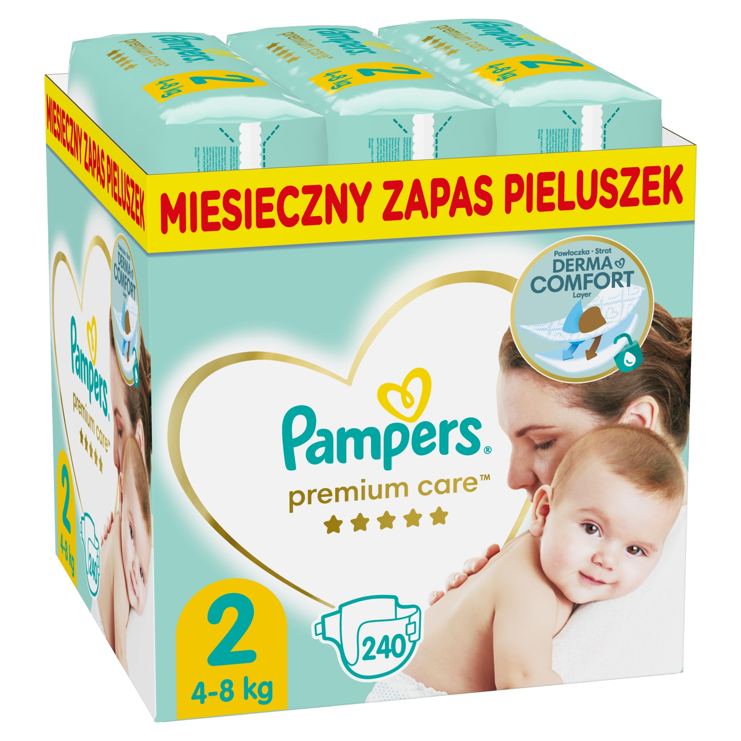 pieluchomajtki pampers pants 4 miesieczne opakowanie