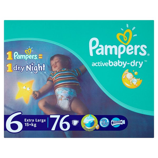 pampers chusteczki 384 sztk