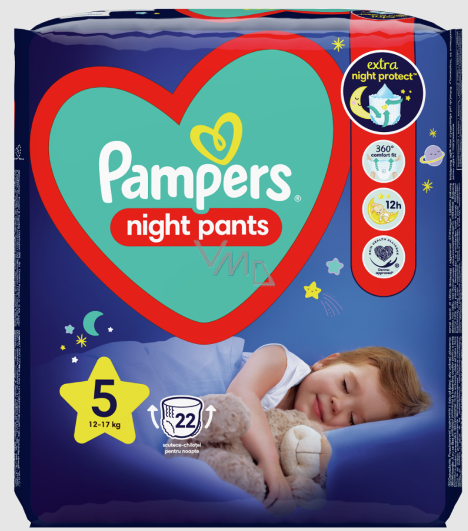 niemowle za całą noc ma suchy pampers