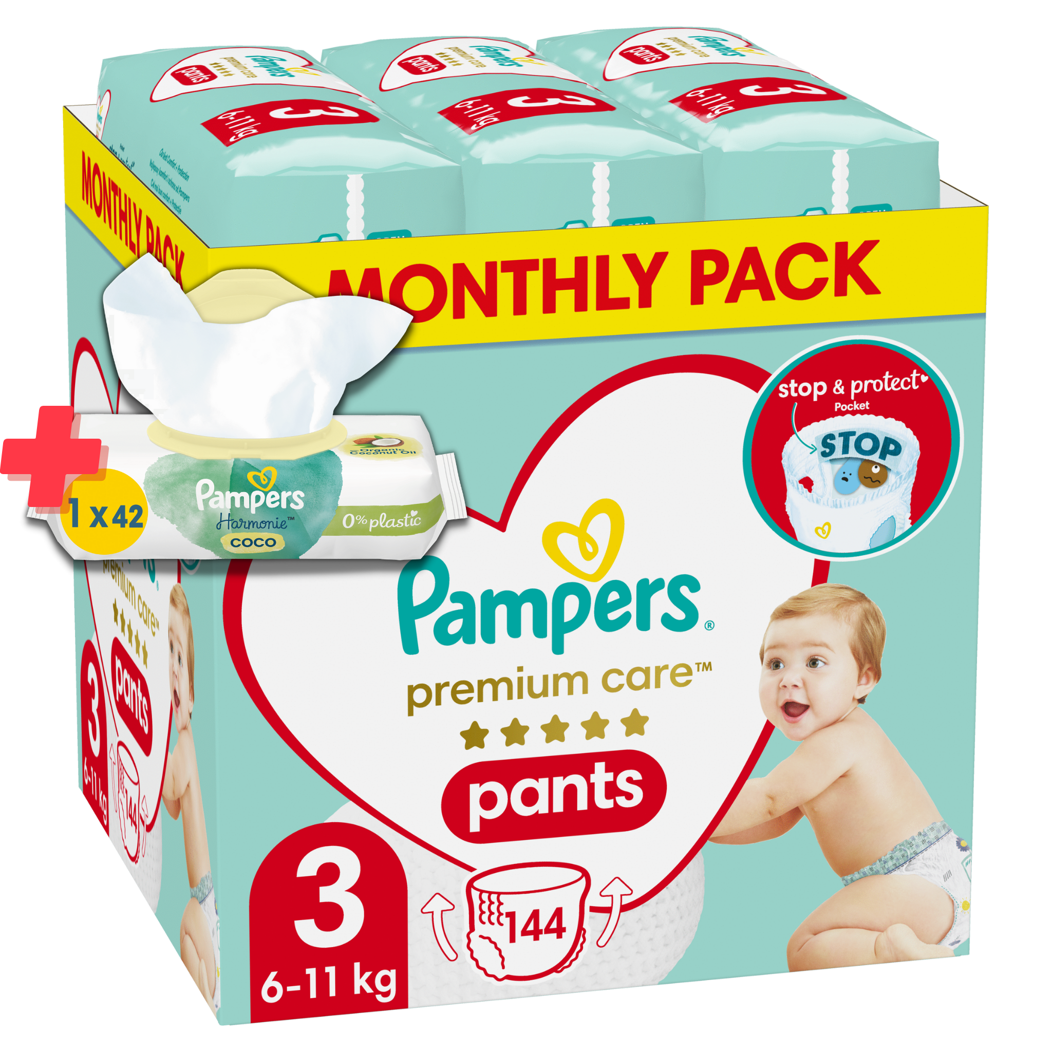 feedo pampers pants mega box