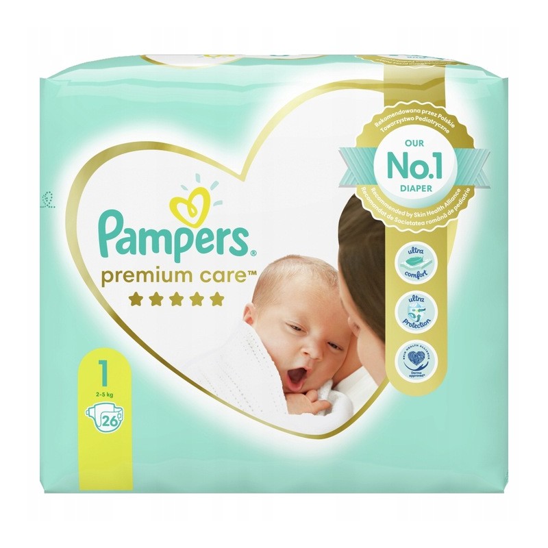 pampers premium protection 1 72 szt