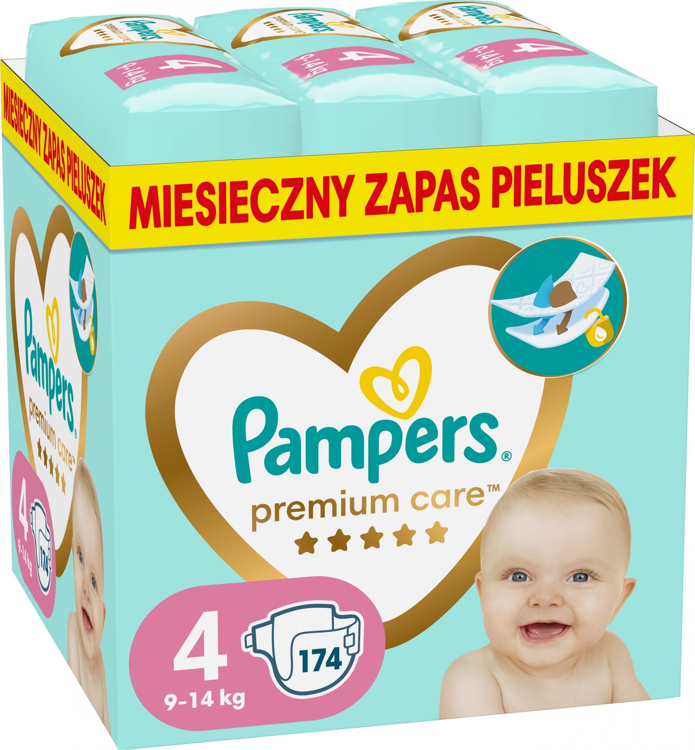 pieludzki pampers 4