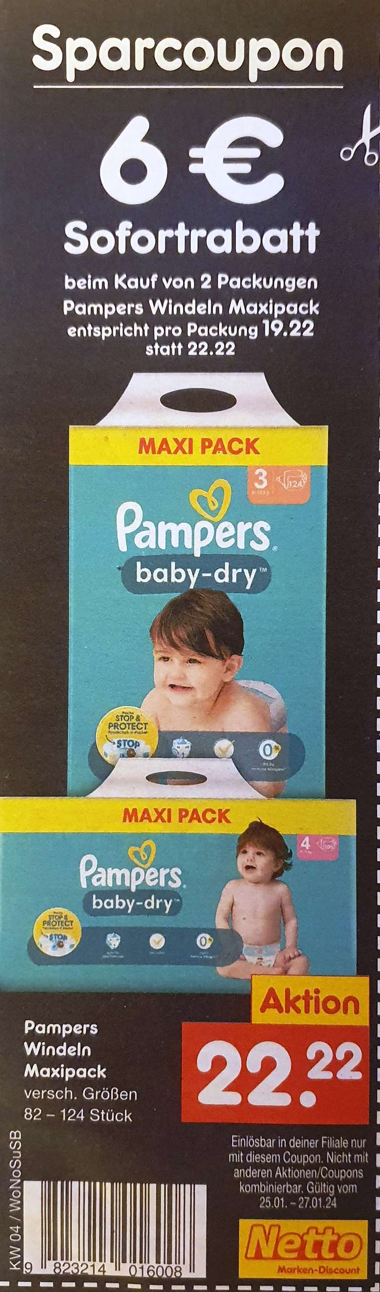 pampers baby dry 3 116sztuk