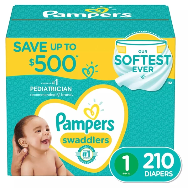 pampers 5 monthly pack