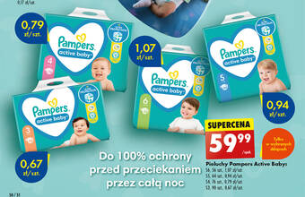 pampers active baby pieluchy rozmiar 6 extra large