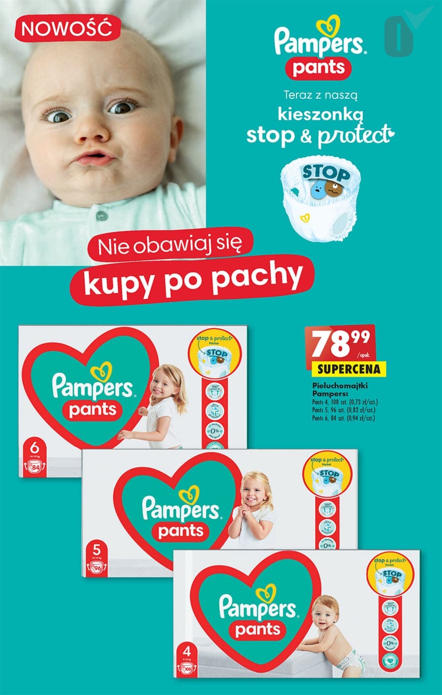 pampers active baby 6 biedronka