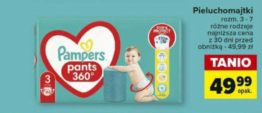 pampers 5 96 pants 28