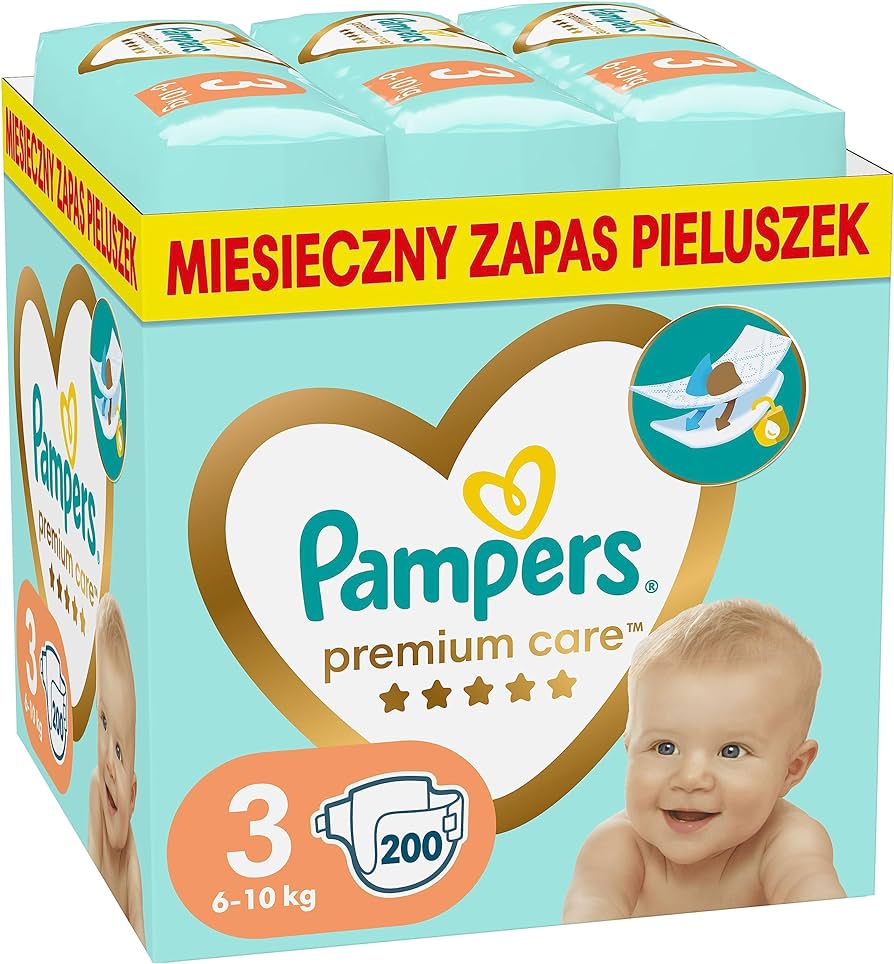 pampers premium care pieluchy rozmiar 3 midi 5-9kg