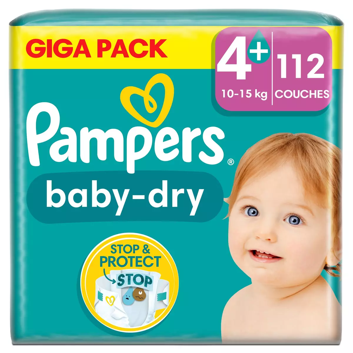 pampers baby dry extra large+