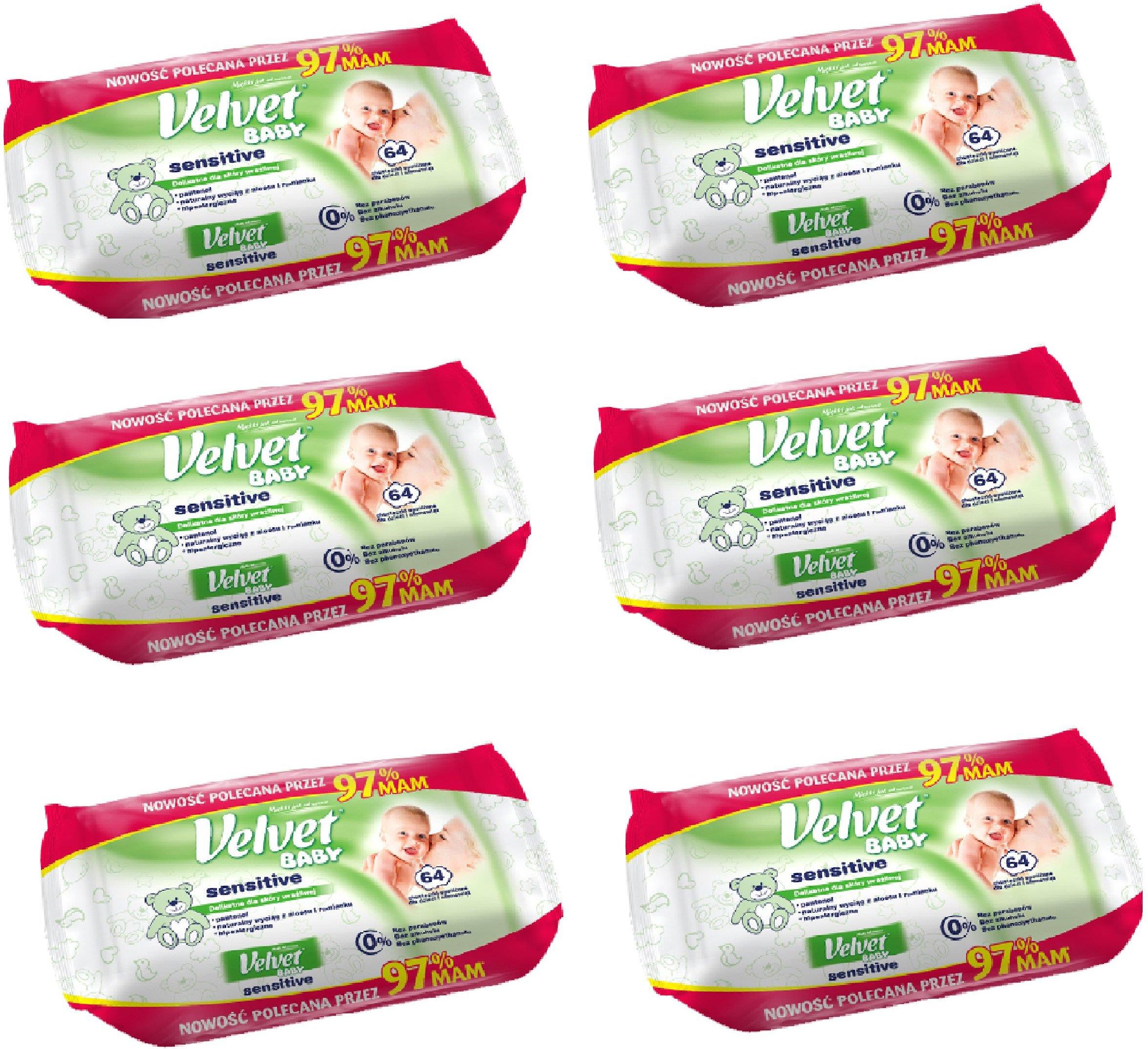 auchan chusteczki pampers sensitive 12x56