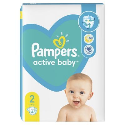 pampers active baby 4 64 szt