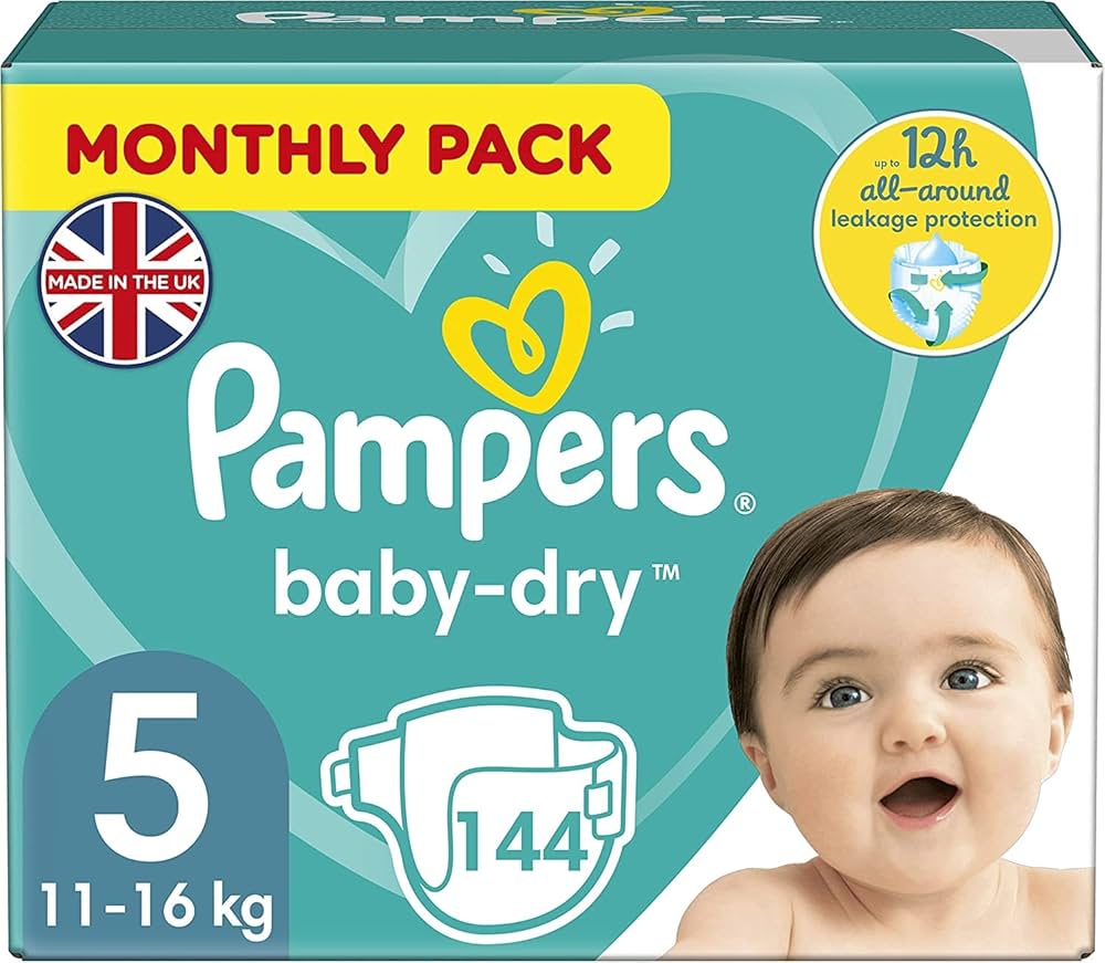 pampers new baby dry 2 giant pack