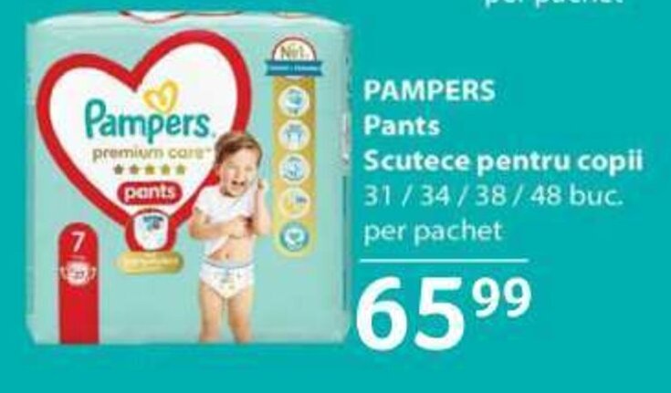 pampers pants 5 4szt